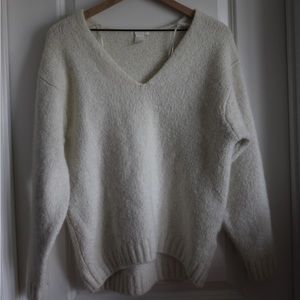 h&m fuzzy sweater